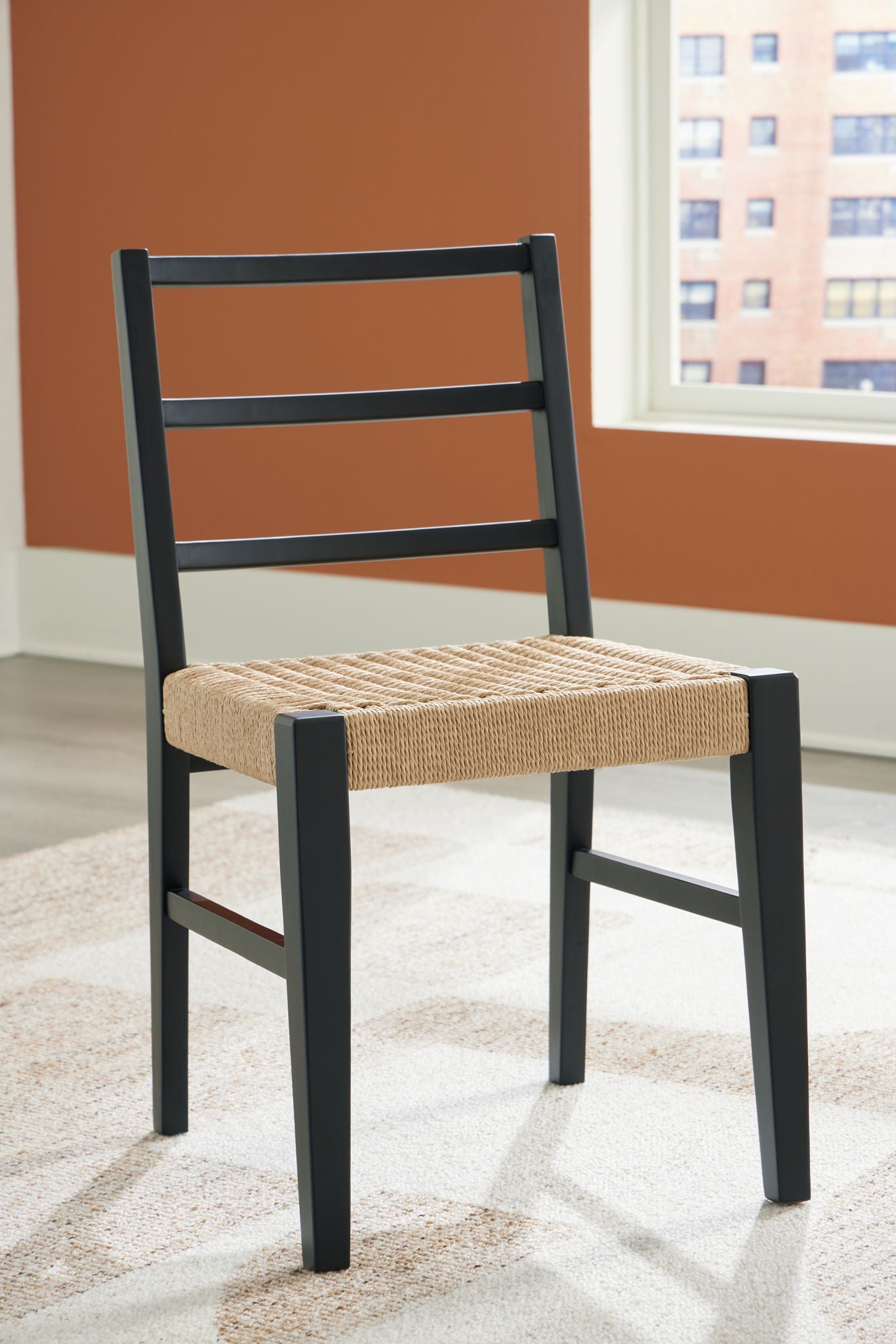 Isanti - Light Brown / Black - Dining Room Side Chair (Set of 2) - Hornell Furniture Outlet
