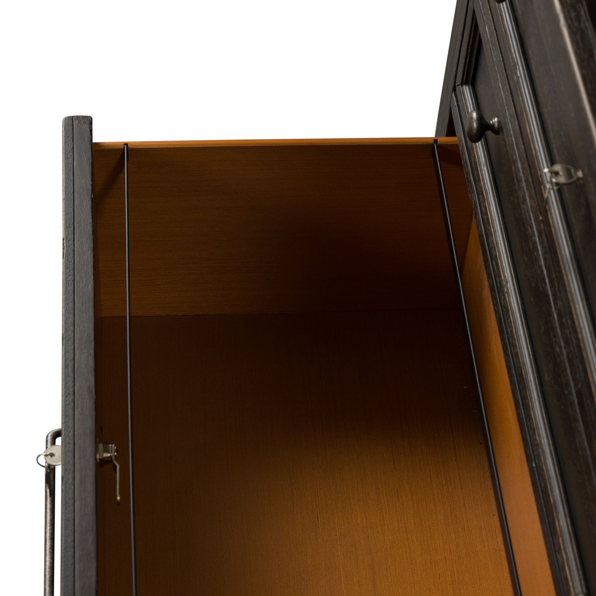 Harvest Home - 2 Piece Hutch & Cabinet Set - Black - Hornell Furniture Outlet