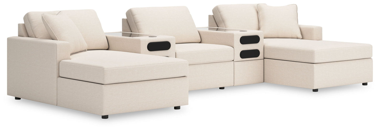 Modmax - Oyster - Sectional - Hornell Furniture Outlet