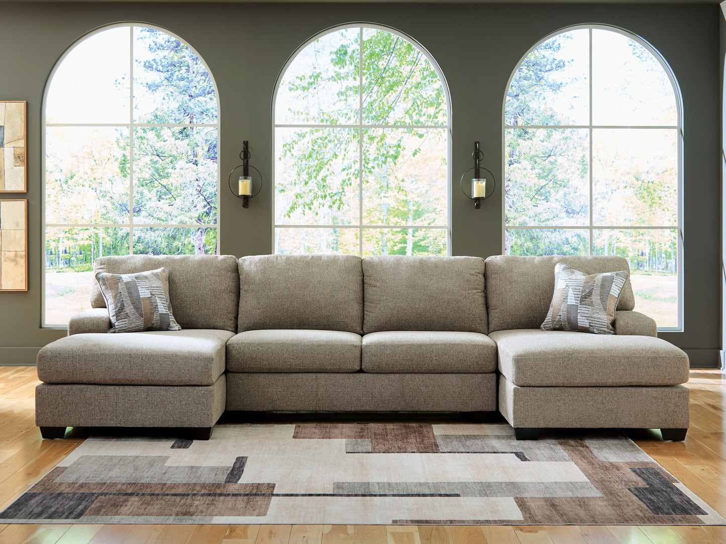 Newellen - Sectional - Hornell Furniture Outlet