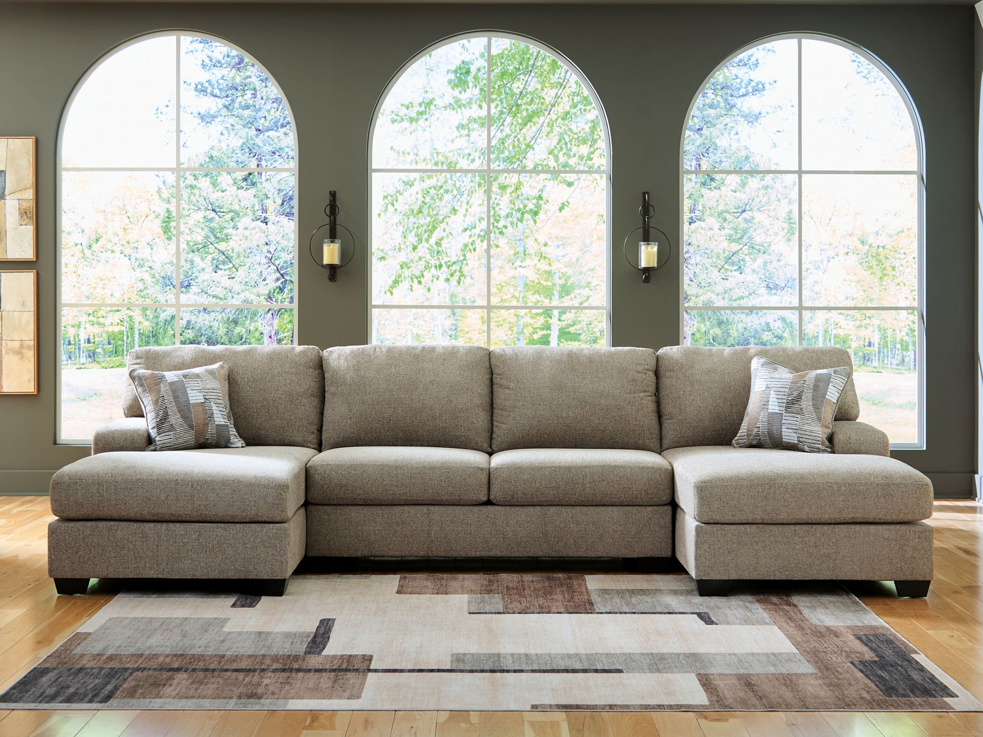 Newellen - Sectional - Hornell Furniture Outlet