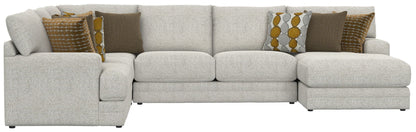 Tori - Sectional With Comfort Coil Seating And Accent Pillows Included - Hornell Furniture Outlet