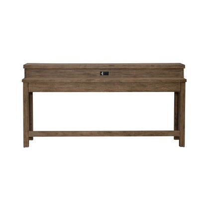 Pinebrook Ridge - Console Bar Table - Light Brown - Hornell Furniture Outlet