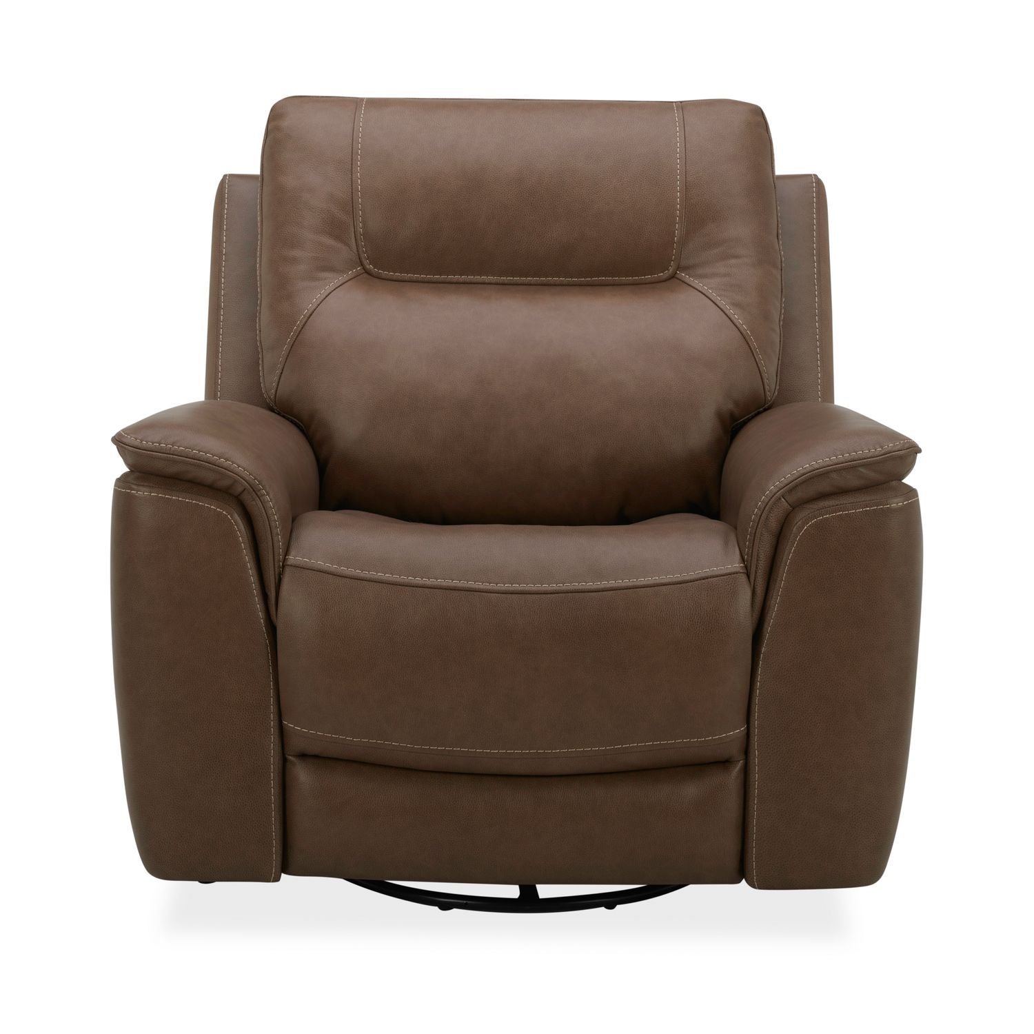 Collins - Swivel Glider Recliner P3 - Brown - Hornell Furniture Outlet