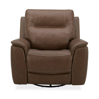 Collins - Swivel Glider Recliner P3 - Brown - Hornell Furniture Outlet