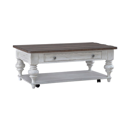 River Place - Cocktail Table - White - Hornell Furniture Outlet