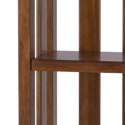 Arlington House - Open Bookcase - Dark Brown - Hornell Furniture Outlet