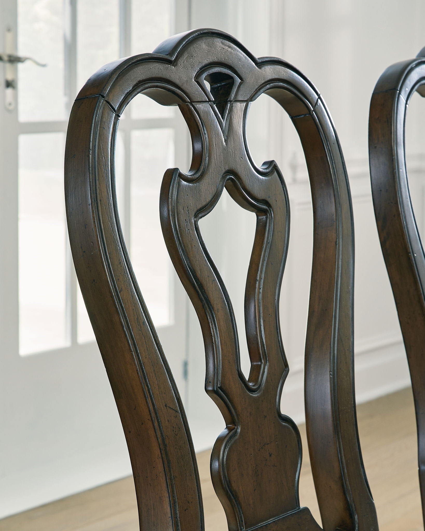 Maylee - Dark Brown - Dining Upholstered Side Chair (Set of 2) - Hornell Furniture Outlet