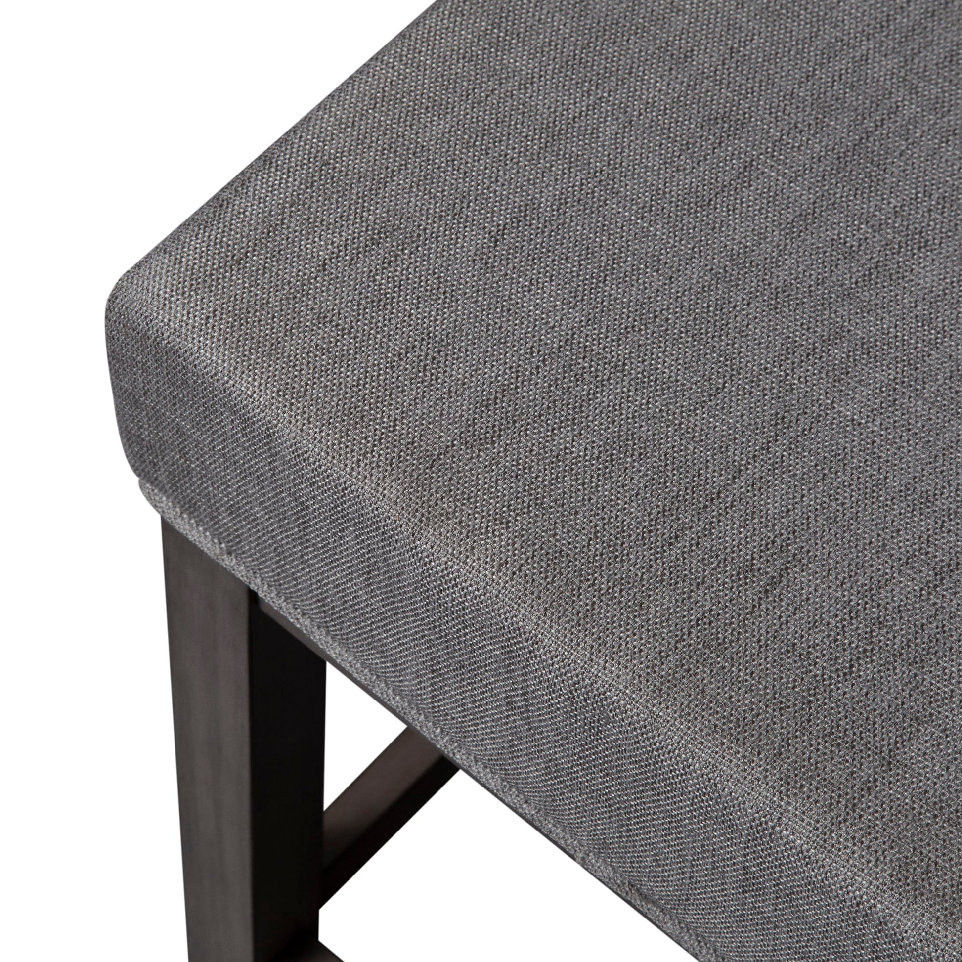 Tanners Creek - Upholstered Console Stool (Set of 3) - Dark Gray - Hornell Furniture Outlet