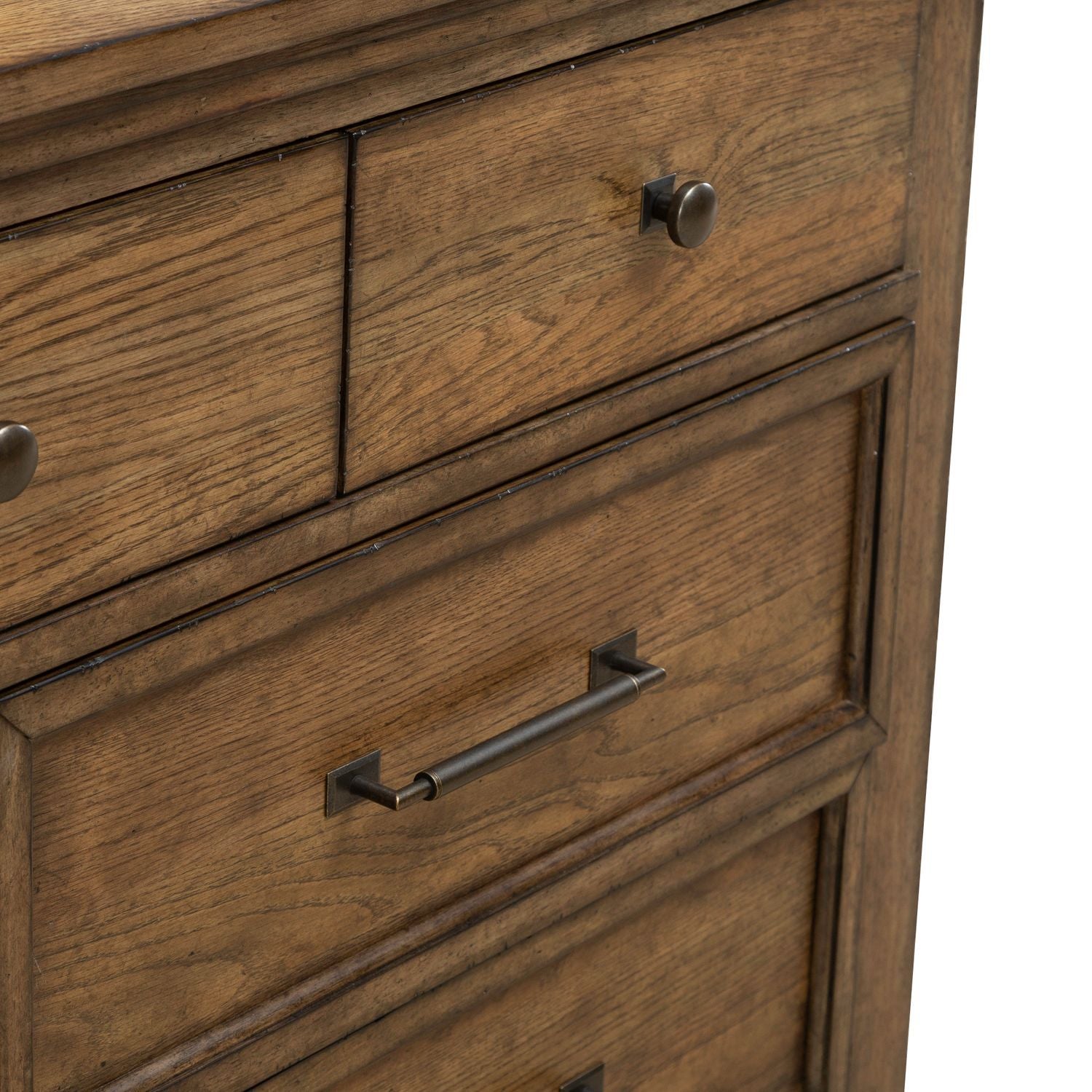 Carolina Park - 7 Drawer Dresser - Brown - Hornell Furniture Outlet