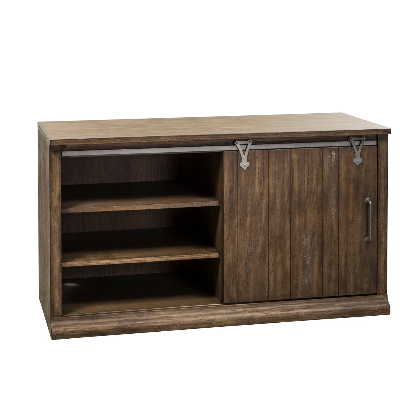 Stone Brook - Jr Executive Credenza Set - Dark Brown - Hornell Furniture Outlet