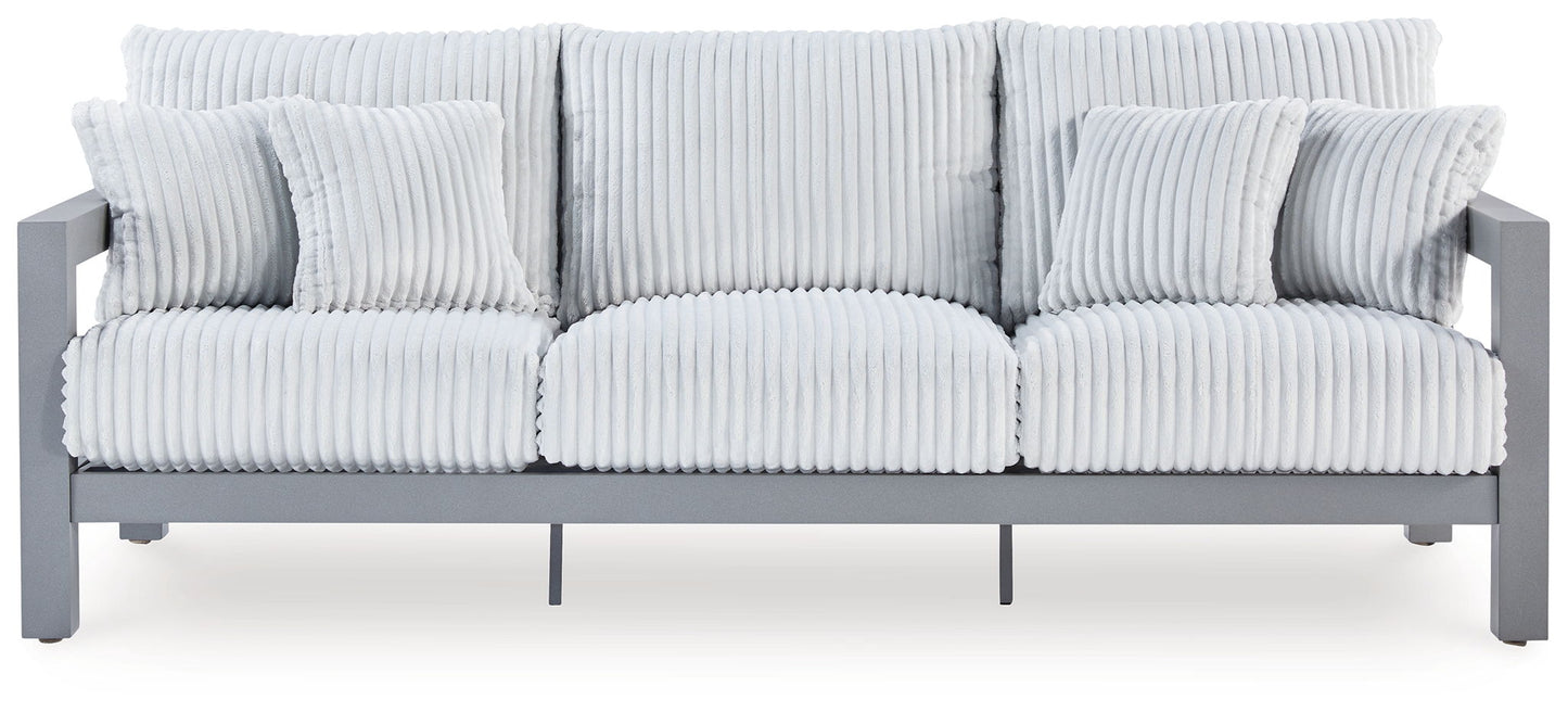 Hurley Park - Gray - Sofa With Cushion - Hornell Furniture Outlet