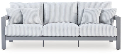 Hurley Park - Gray - Sofa With Cushion - Hornell Furniture Outlet