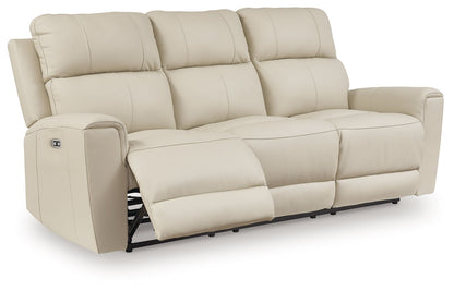 Dahlmoore - Power Reclining Sofa - Almond - Hornell Furniture Outlet