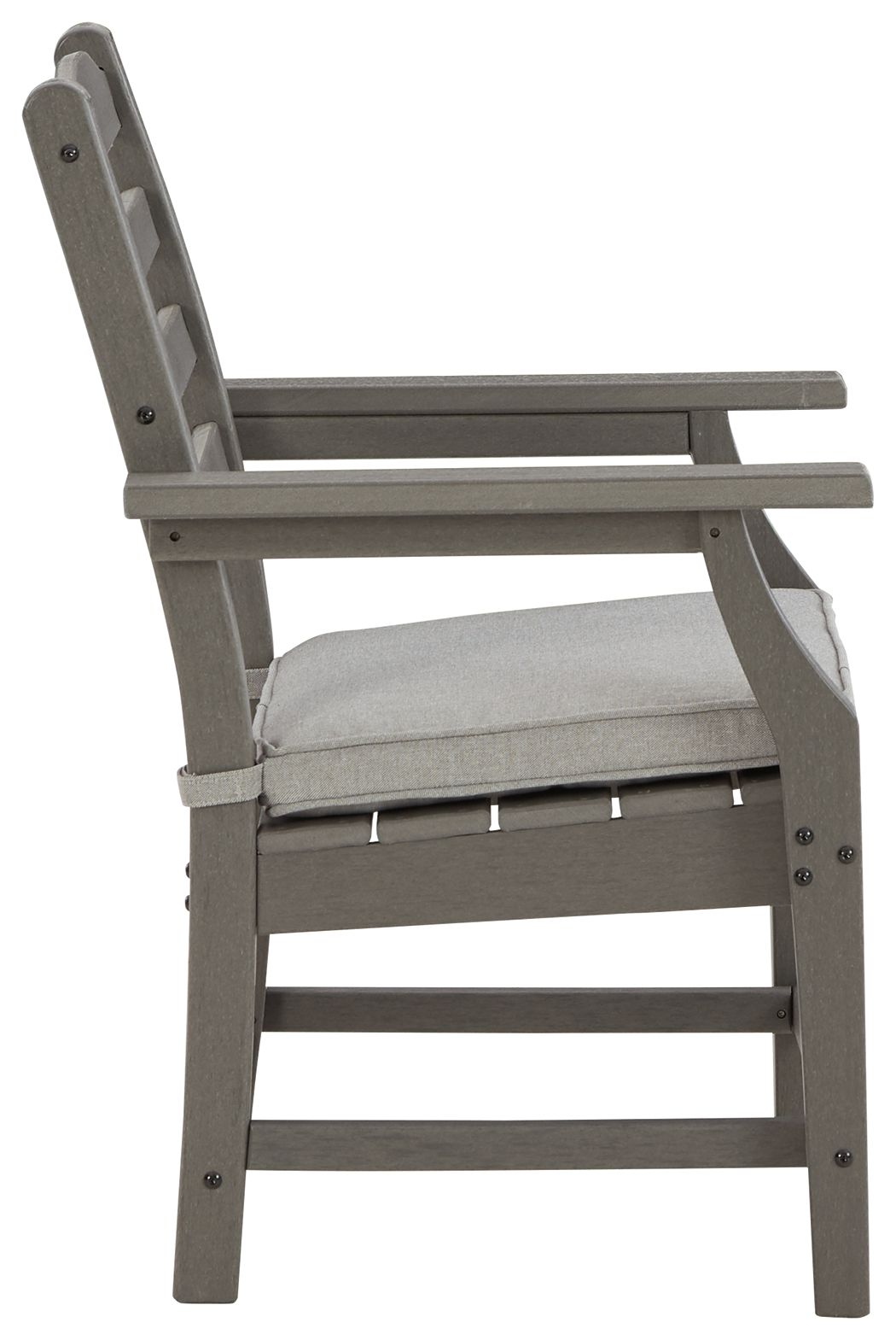 Visola - Gray - Arm Chair With Cushion (Set of 2) - Hornell Furniture Outlet