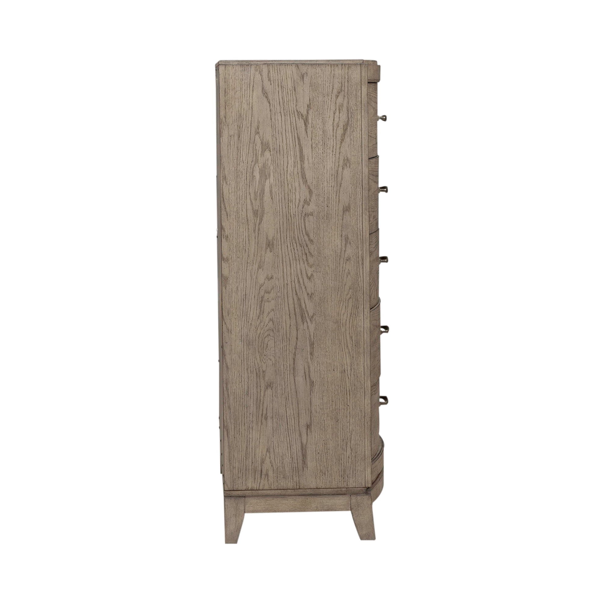 Avalon - 5 Drawer Chest - Burnished Beige - Hornell Furniture Outlet