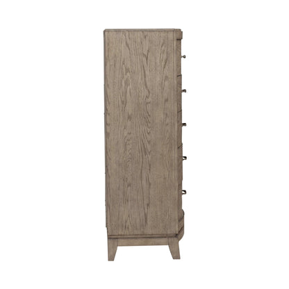 Avalon - 5 Drawer Chest - Burnished Beige - Hornell Furniture Outlet