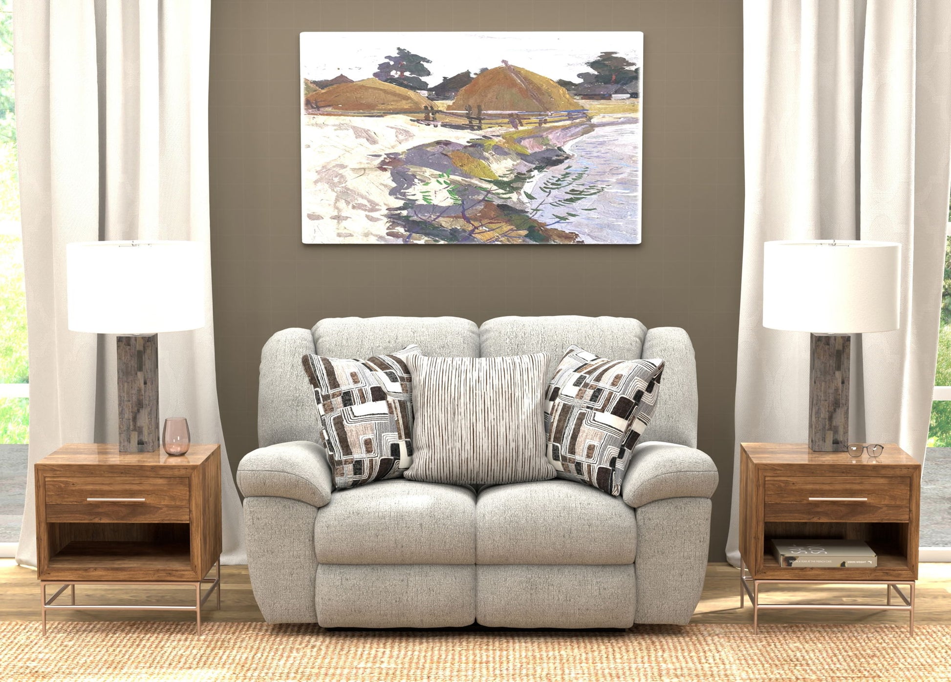 Trifecta - Reclining Loveseat - Hornell Furniture Outlet