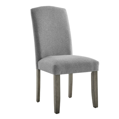 Emily - Dining Side Chair (Set of 2) - Dark Gray - Hornell Furniture Outlet