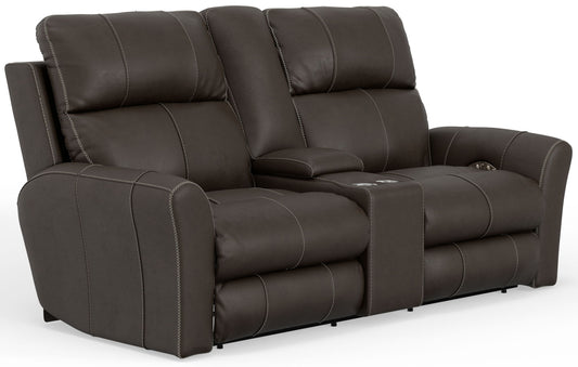 Fredda - Power Recliner Console Loveseat - Hornell Furniture Outlet