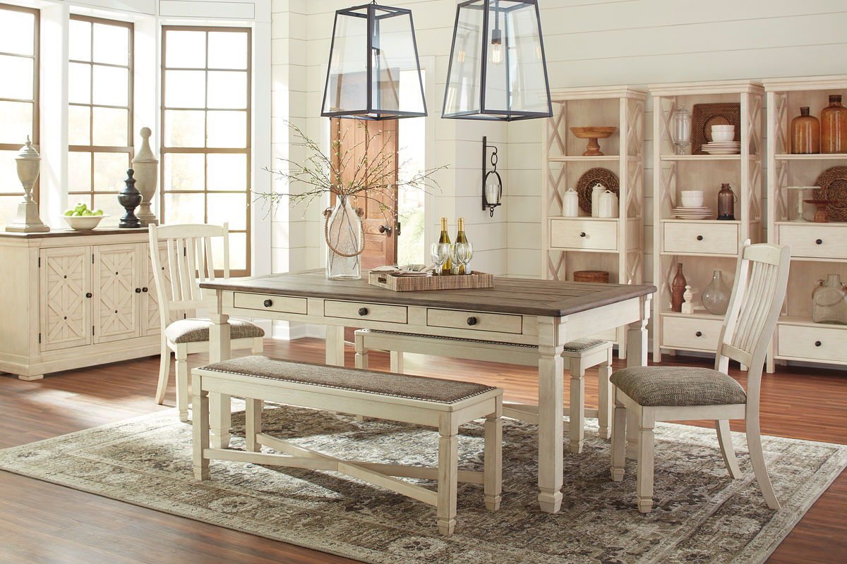 Bolanburg - Rectangular Dining Table Set - Hornell Furniture Outlet