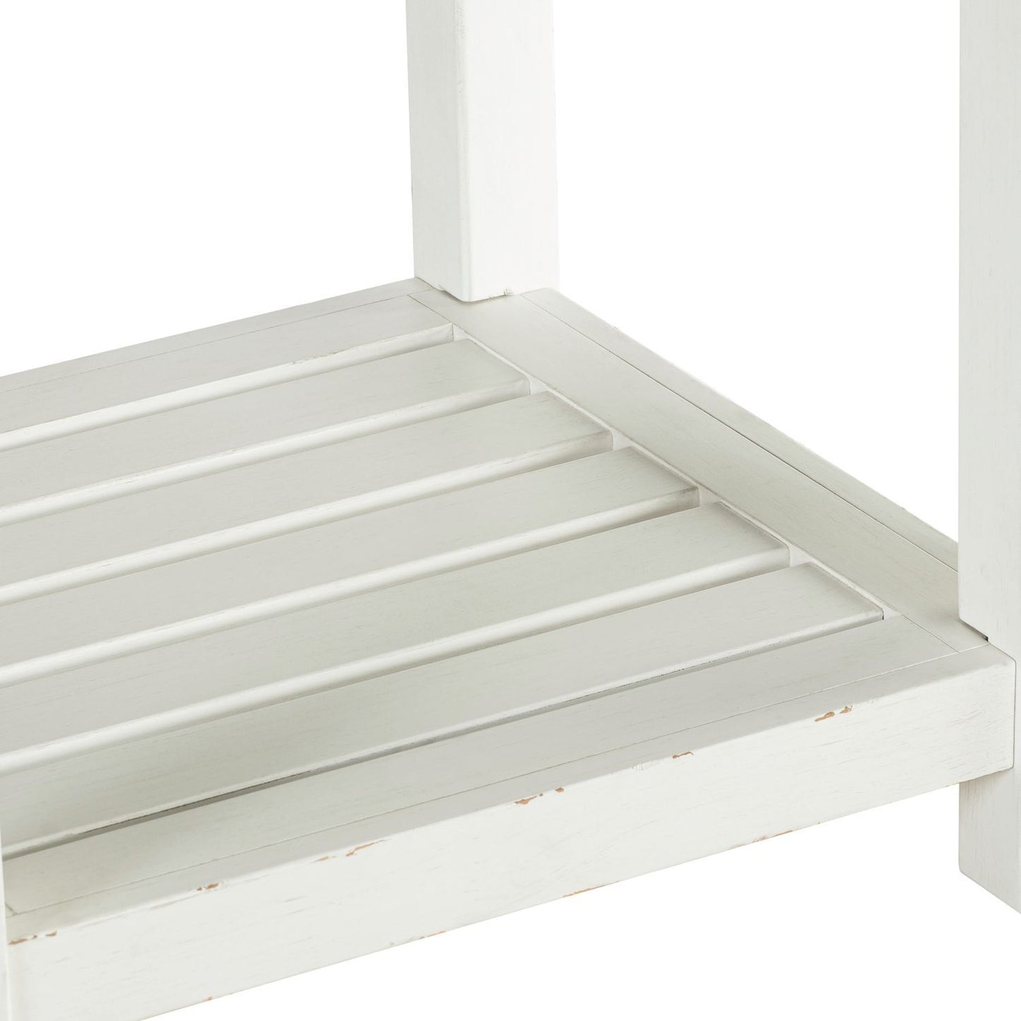 Backroads - End Table - Weathered White & Parchment Brown - Hornell Furniture Outlet
