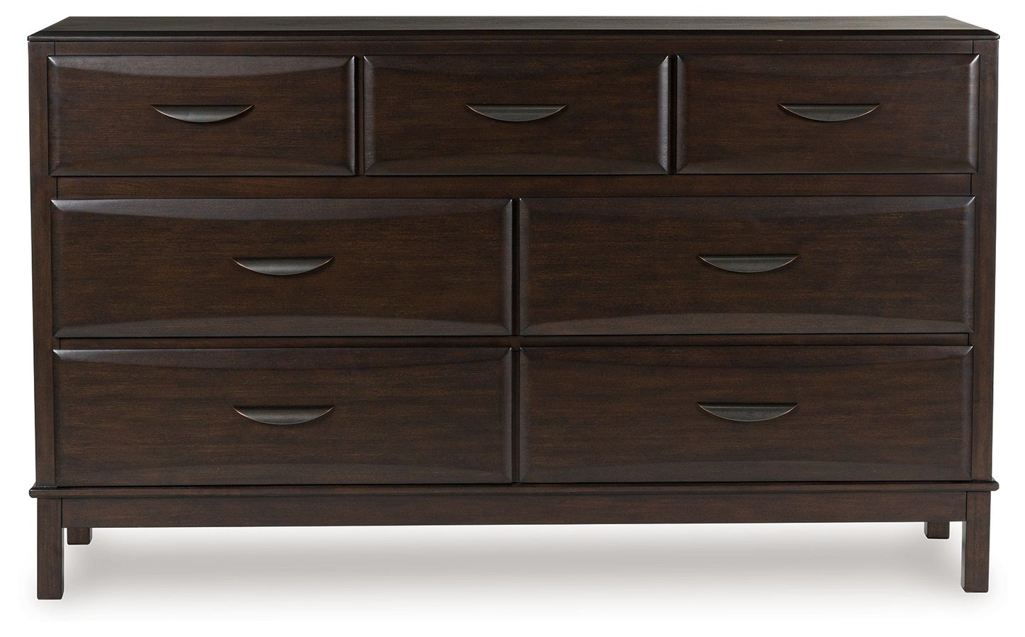 Vanmore - Dark Brown - Dresser - Hornell Furniture Outlet