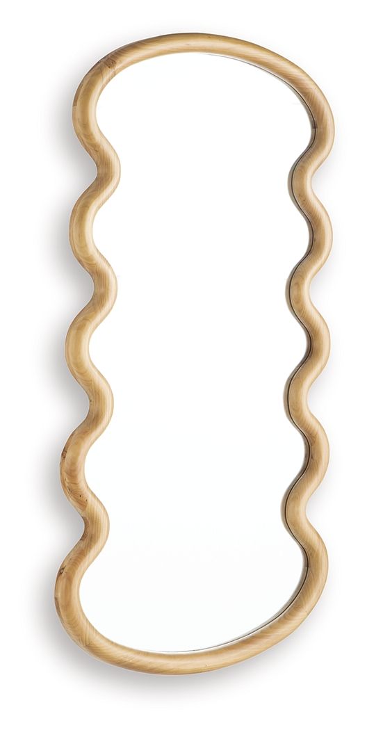 Serendis - Brown - Accent Mirror - Hornell Furniture Outlet