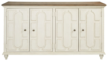 Roranville - Antique White - Accent Cabinet - Hornell Furniture Outlet