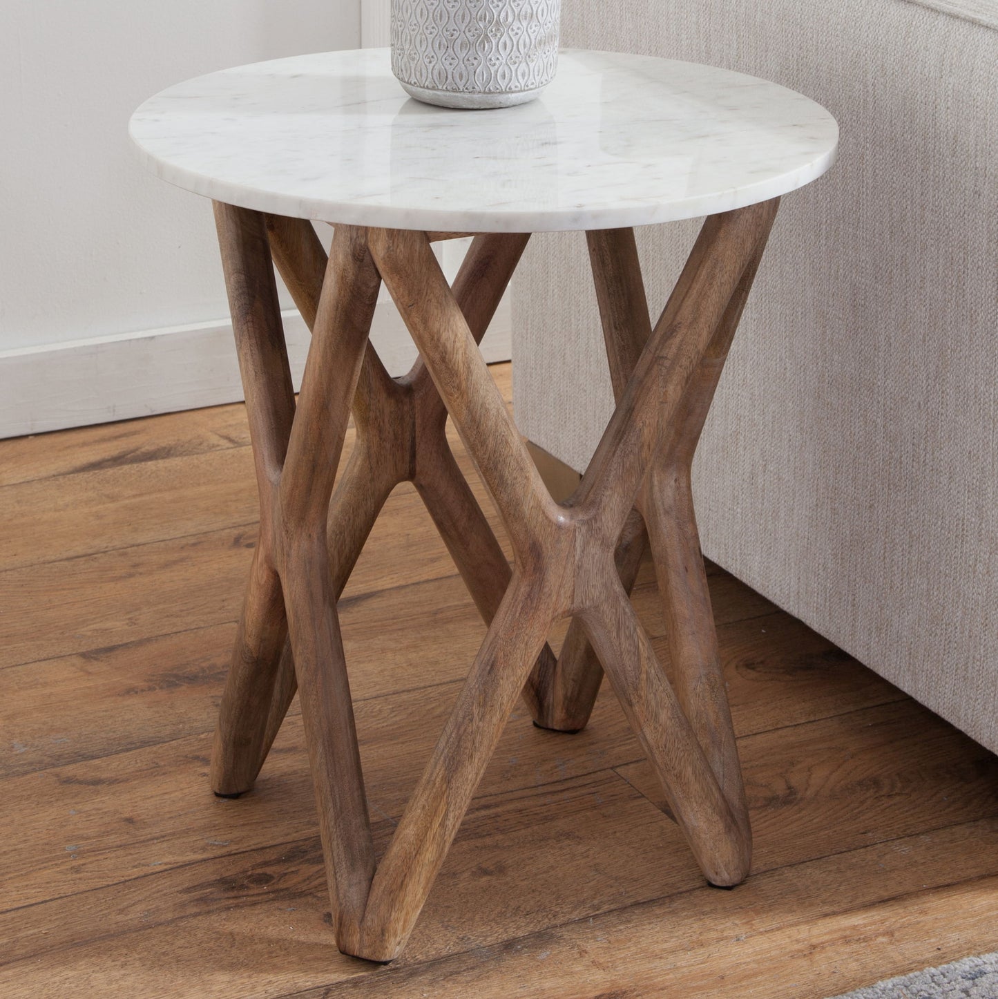 Wyman - Marble Top Table - Hornell Furniture Outlet