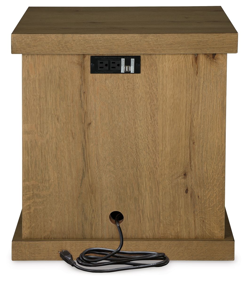 Brinstead - Light Brown - Chair Side End Table - Hornell Furniture Outlet