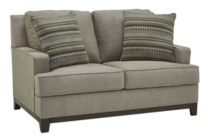 Kaywood - Granite - Loveseat - Hornell Furniture Outlet