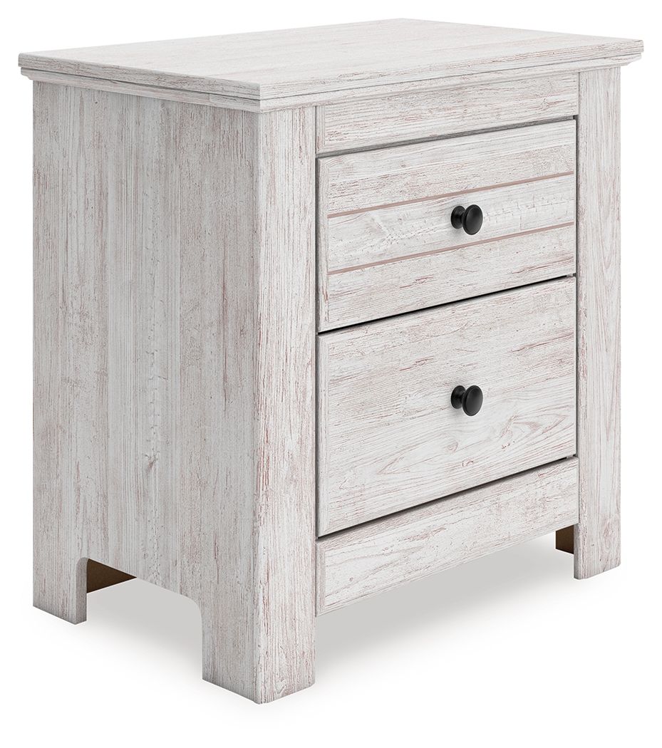 Makidern - Two Drawer Night Stand - Hornell Furniture Outlet