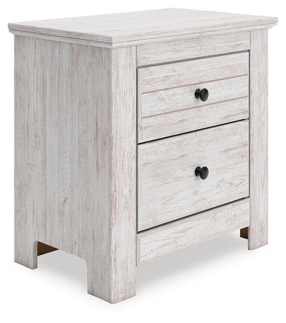Makidern - Two Drawer Night Stand - Hornell Furniture Outlet