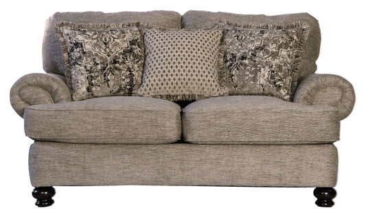 Freemont - Loveseat - Pewter - Hornell Furniture Outlet