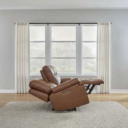 Cameron - Sofa P3 & ZG - Saddle - Dakota Saddle Leather - Hornell Furniture Outlet