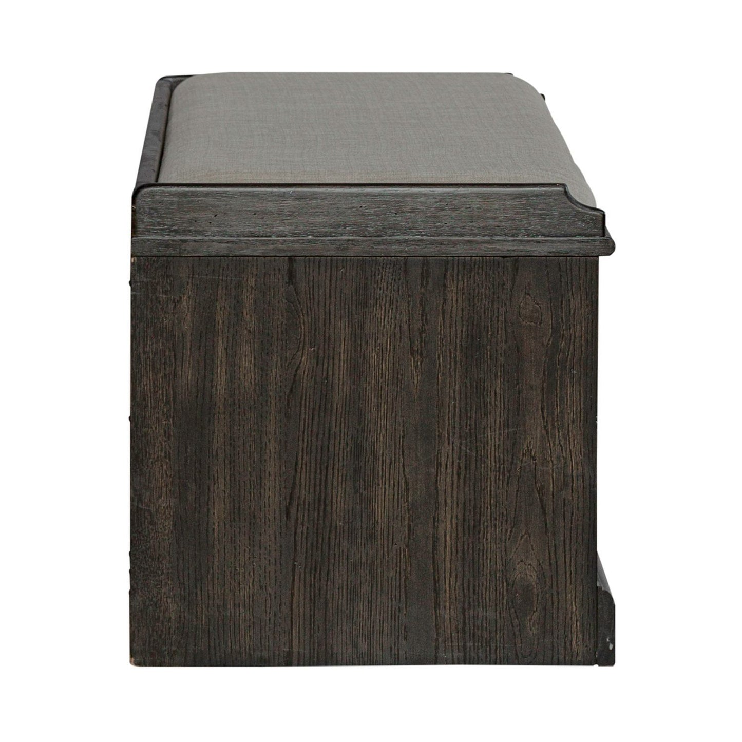 Mill Creek - Wall Bench - Dark Brown - Hornell Furniture Outlet