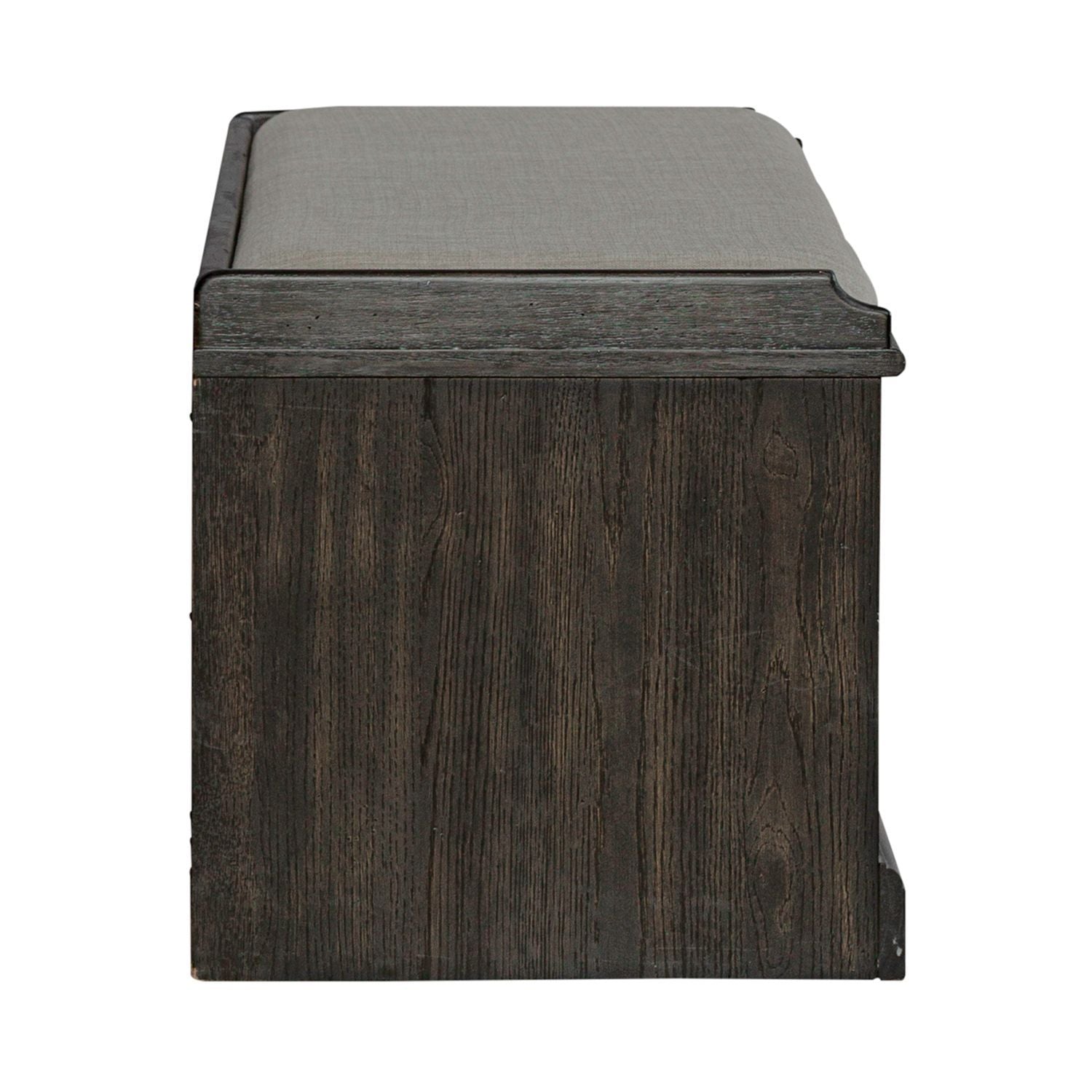 Mill Creek - Wall Bench - Dark Brown - Hornell Furniture Outlet