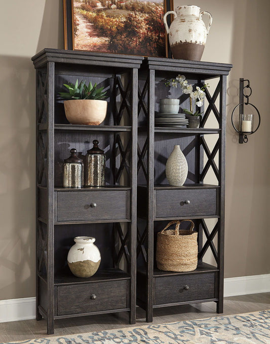 Tyler Creek - Display Cabinet - Hornell Furniture Outlet