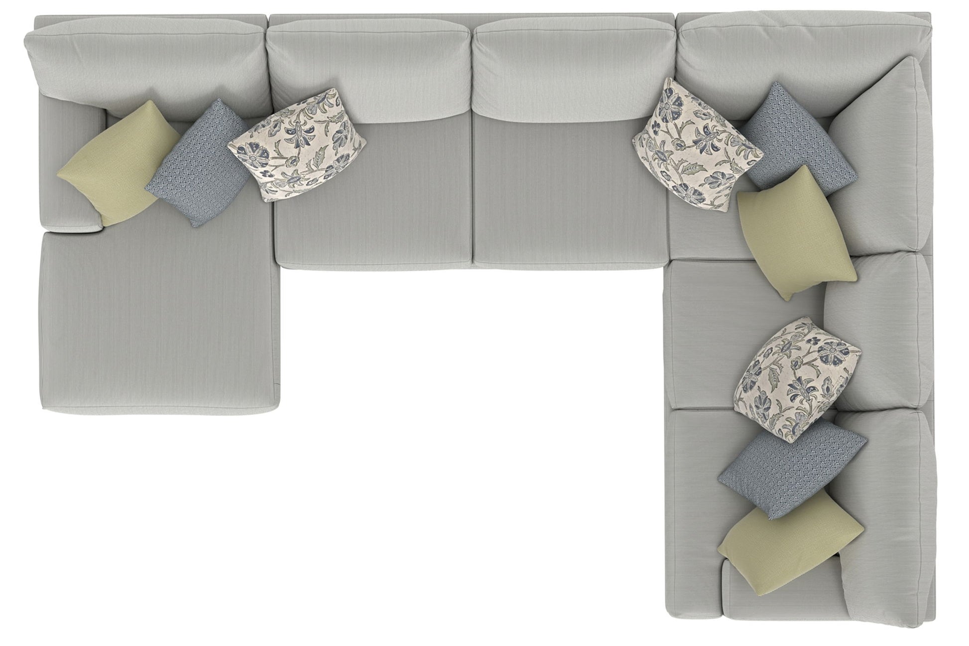 Stockbridge - Sectional With Comfort Coil Seating And 9 Accent Pillows Included - Hornell Furniture Outlet