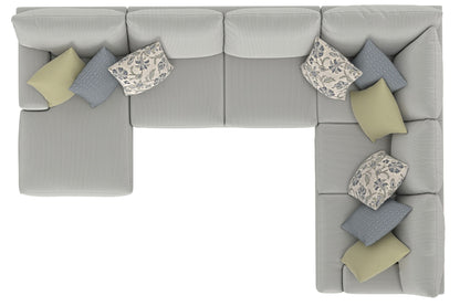 Stockbridge - Sectional With Comfort Coil Seating And 9 Accent Pillows Included - Hornell Furniture Outlet