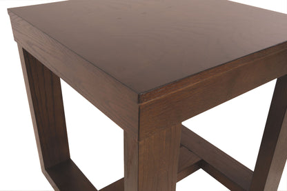 Watson - Dark Brown - Square End Table - Hornell Furniture Outlet