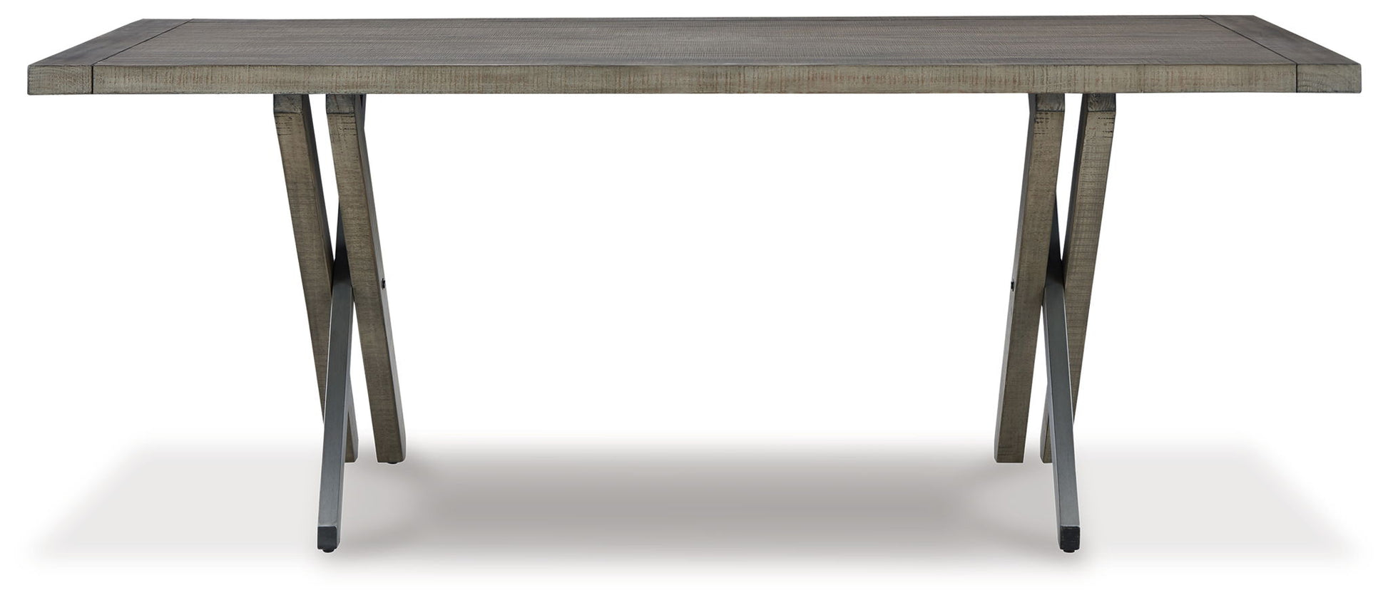 Krystanza - Weathered Gray - Rectangular Dining Room Table - Hornell Furniture Outlet