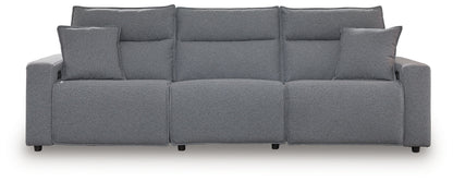 ModMax II - Salt And Pepper - Reclining Sectional - Hornell Furniture Outlet