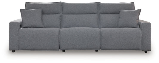 ModMax II - Salt And Pepper - Reclining Sectional - Hornell Furniture Outlet