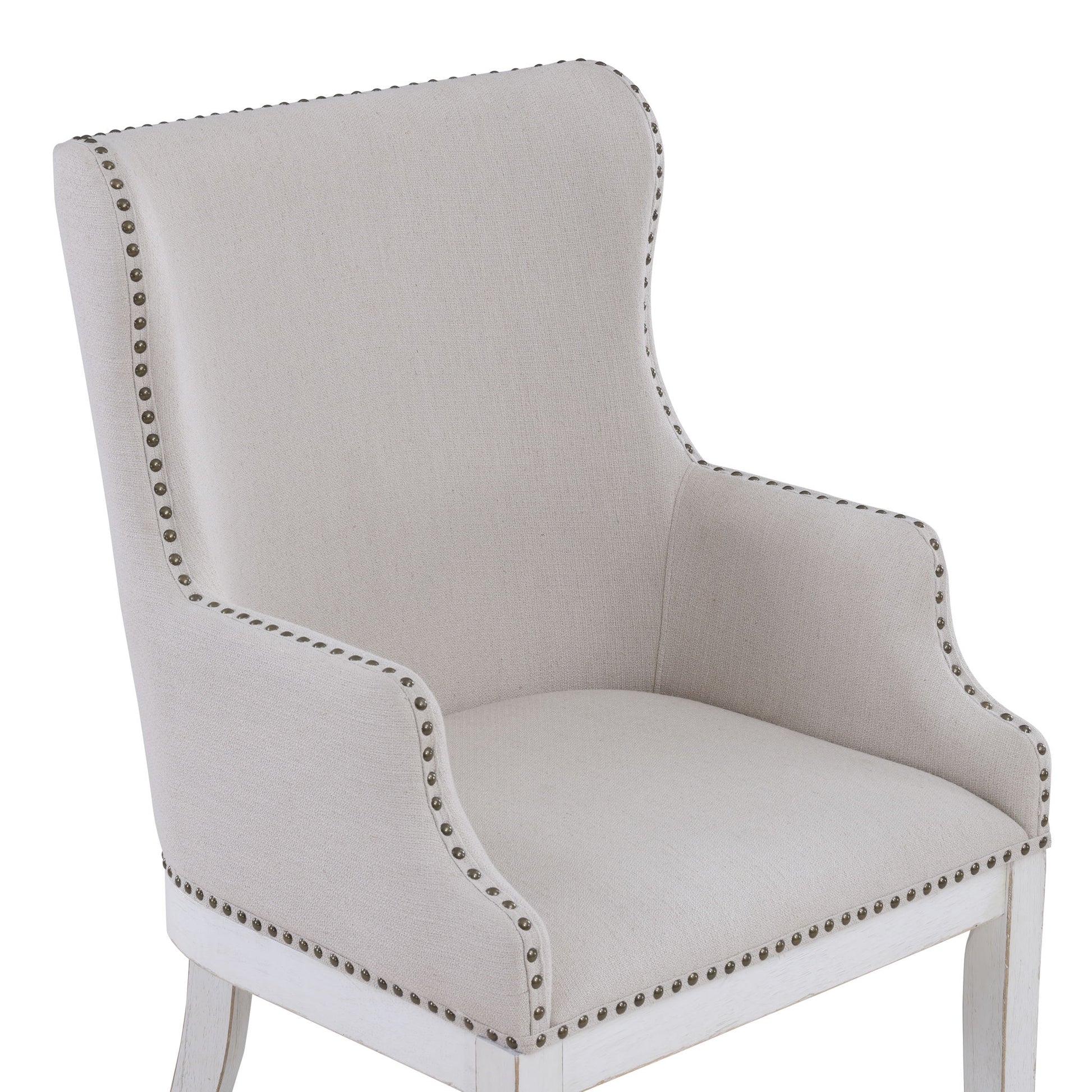 Warren - Arm Chair (Set of 2) - White - Hornell Furniture Outlet