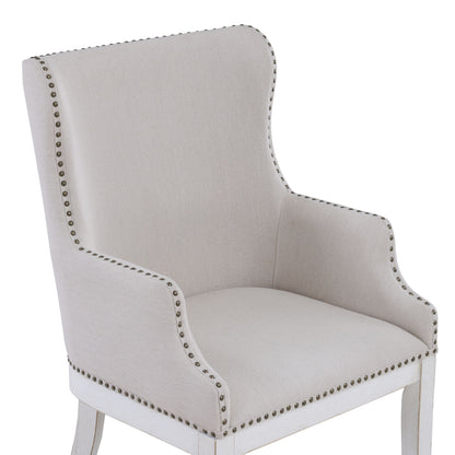 Warren - Arm Chair (Set of 2) - White - Hornell Furniture Outlet