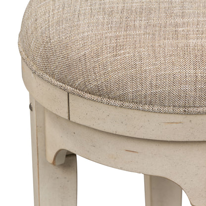 Morgan Creek - Console Swivel Stool - White - Hornell Furniture Outlet