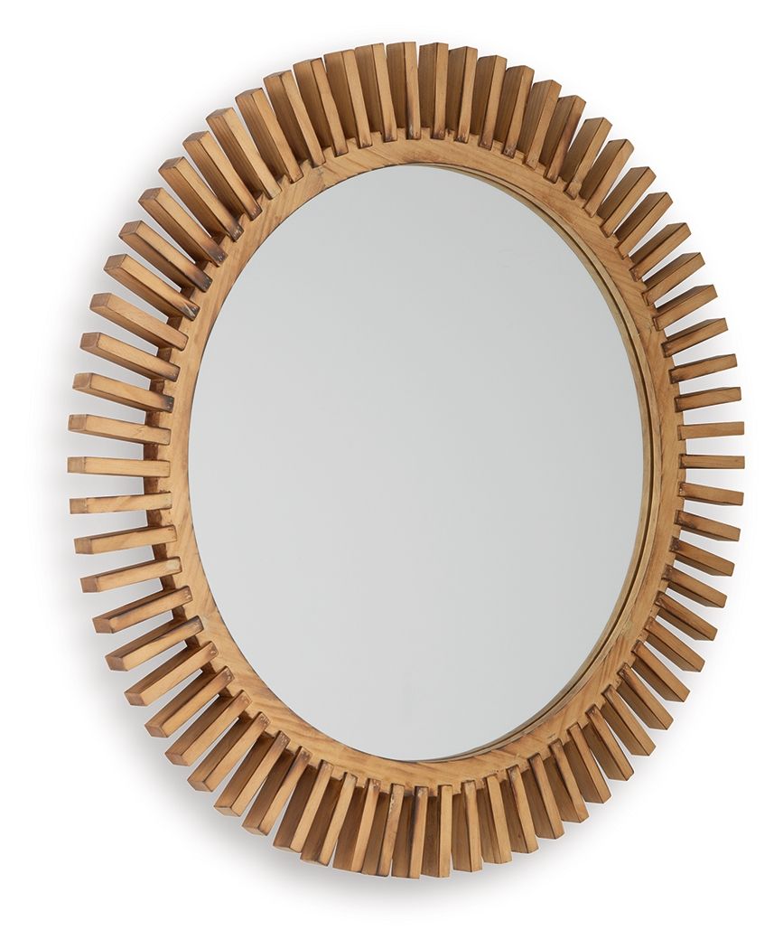 Tedwell - Brown - Accent Mirror - Hornell Furniture Outlet