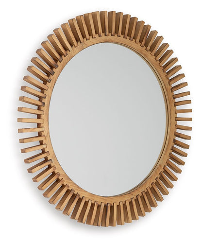 Tedwell - Brown - Accent Mirror - Hornell Furniture Outlet